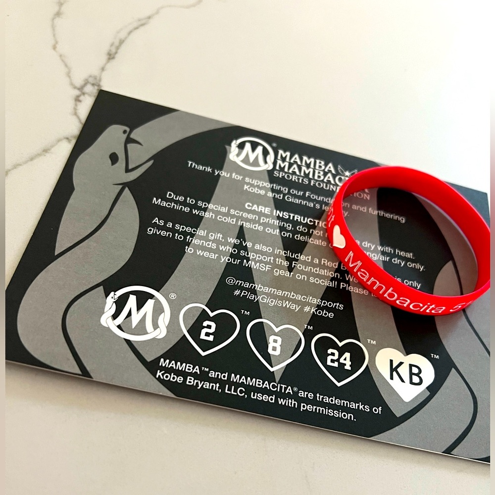 NEW - Mamba & Mambacita Red Bracelet